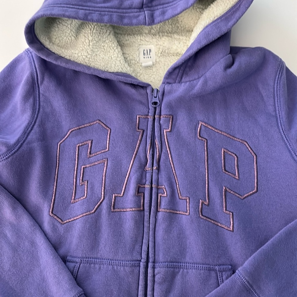 Gap Kids Sherpa Lined Hoodie - Picture 3 of 6